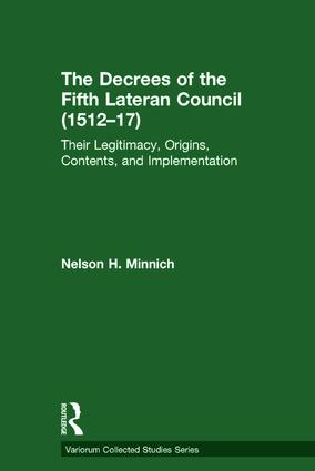 The Decrees of the Fifth Lateran Council